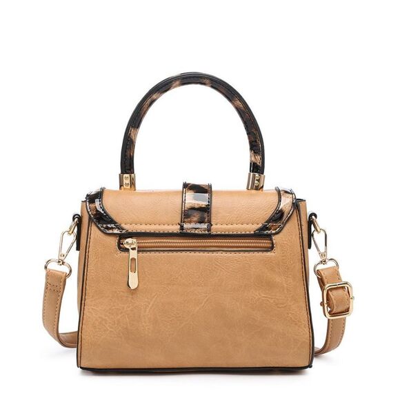 Gray Cheetah detail crossbody Bag - Picture 5 of 6